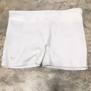 Under armour white shorts